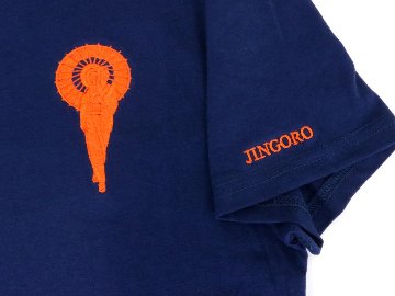 特価！オリジナル刺繍Tシャツ 【着物】 紺の画像