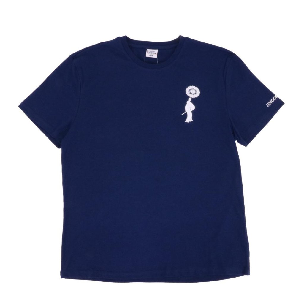 オリジナル刺繍Tシャツ 【侍】 紺の画像