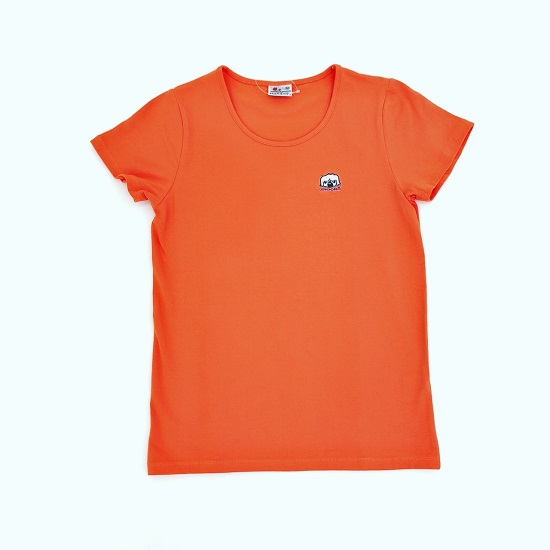 Tシャツ（半袖／オレンジ）【伸縮性＆着心地抜群】の画像