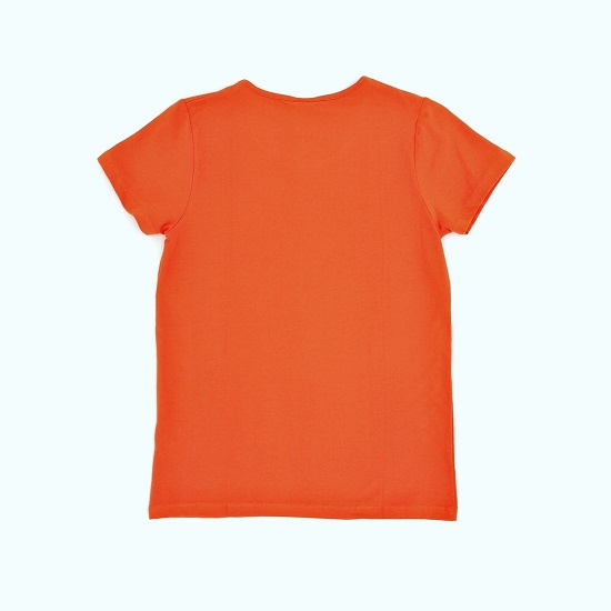 Tシャツ（半袖／オレンジ）【伸縮性＆着心地抜群】画像