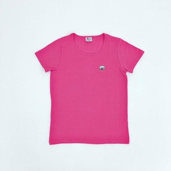 Tシャツ（半袖／ピンク）【伸縮性＆着心地抜群】画像