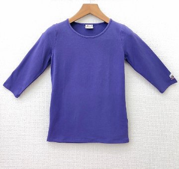 Tシャツ（七分袖／パープル）【伸縮性＆着心地抜群】画像