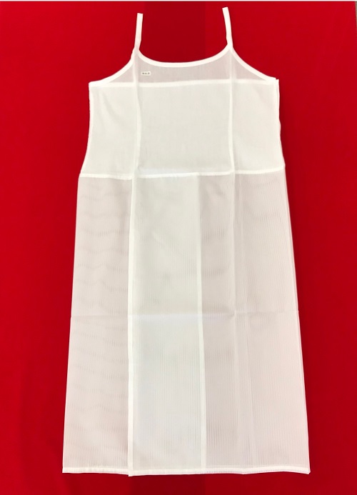 【日本製】キャミソールインナー（綿クレープ）Fサイズの画像