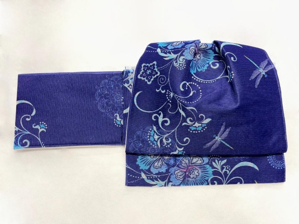 夏ふくら帯〜風ゆらり〜「蒼色とんぼ」の画像