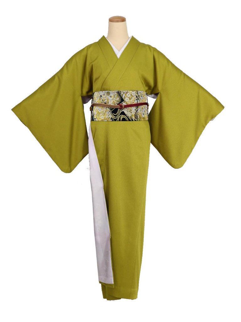 【日本製】最高級色無地着物 (衿付)  [53]の画像