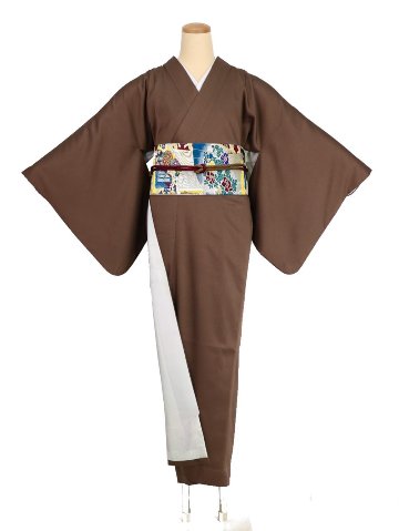 【日本製】最高級色無地着物 (衿付)  [55]の画像