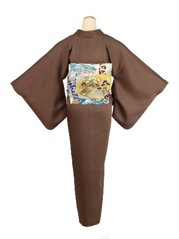 【日本製】最高級色無地着物 (衿付)  [55]の画像