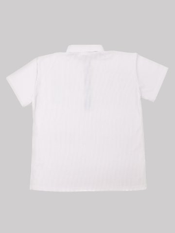 [レディース] 和柄ポロシャツ LLサイズ 白 画像