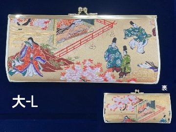 【日本製】 がま口財布（大）平安絵巻の画像