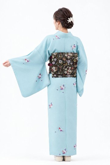 衿付き着物(お太鼓帯付)  [ご縁華 びゃくぐん 1-C] ※着物単品 23,100円の画像