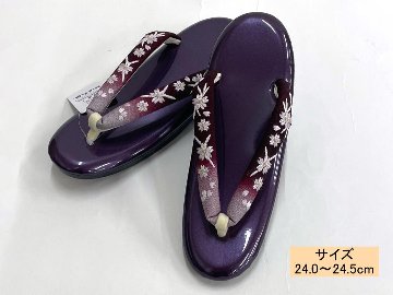 ウレタン草履（刺繍） 24.0~24.5cm　⑤の画像