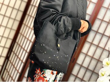 【日本製】おしゃれ和柄トート(印伝)［04］の画像