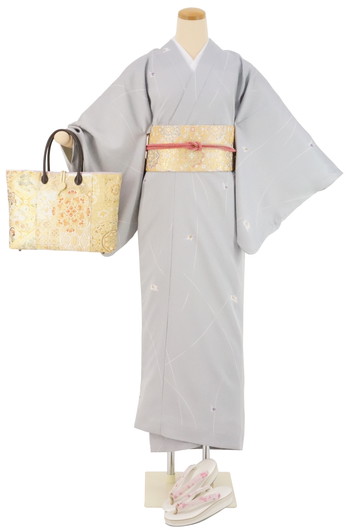 上質着物４点セット(衿付) Mサイズ ※単品購入可 [125]の画像