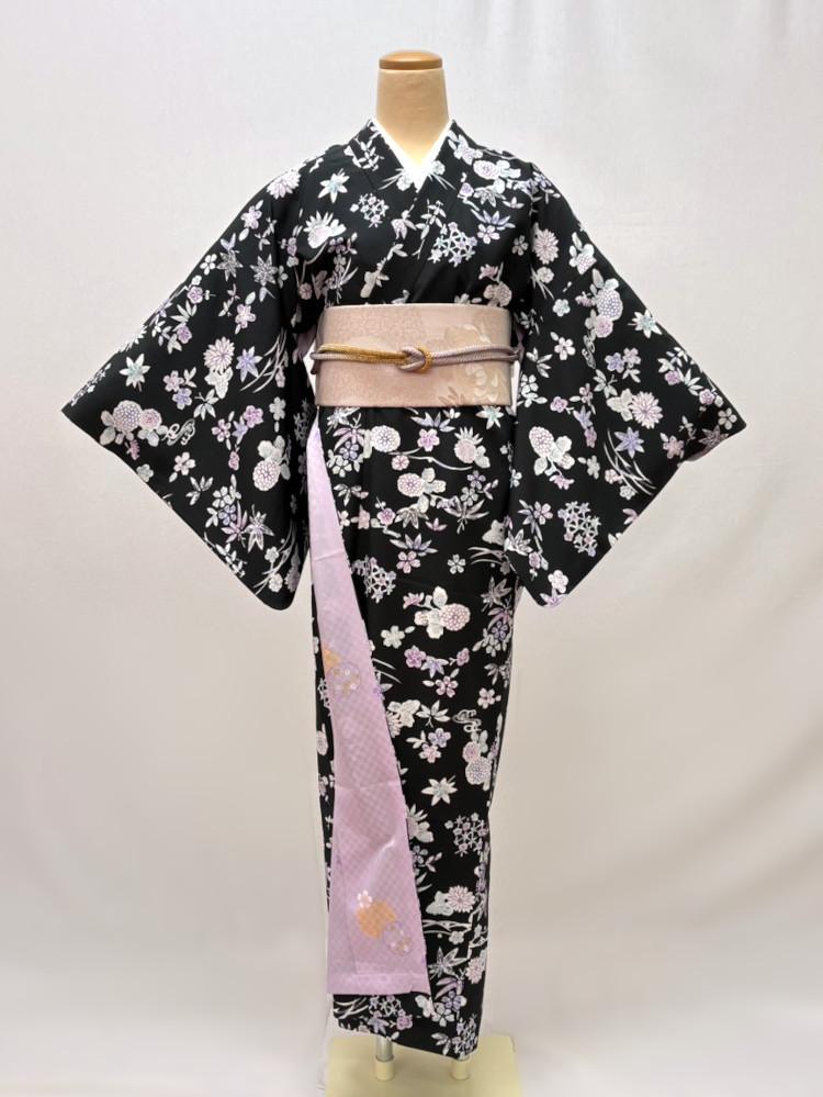 上質着物4点ｾｯﾄ (衿付) Mサイズ ※単品購入可 [96]の画像