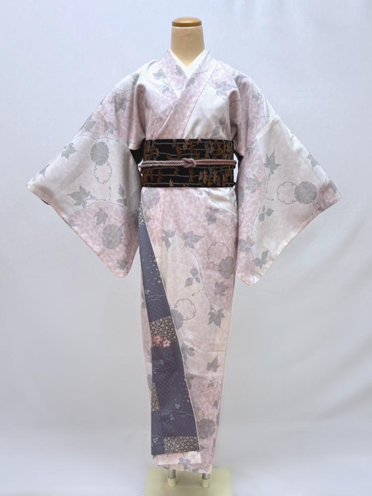 上質着物4点ｾｯﾄ (衿付) Mサイズ ※単品購入可 [98]の画像