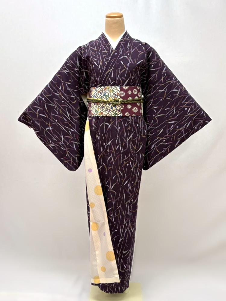 上質着物4点ｾｯﾄ (衿付) Lサイズ ※単品購入可 [100]の画像