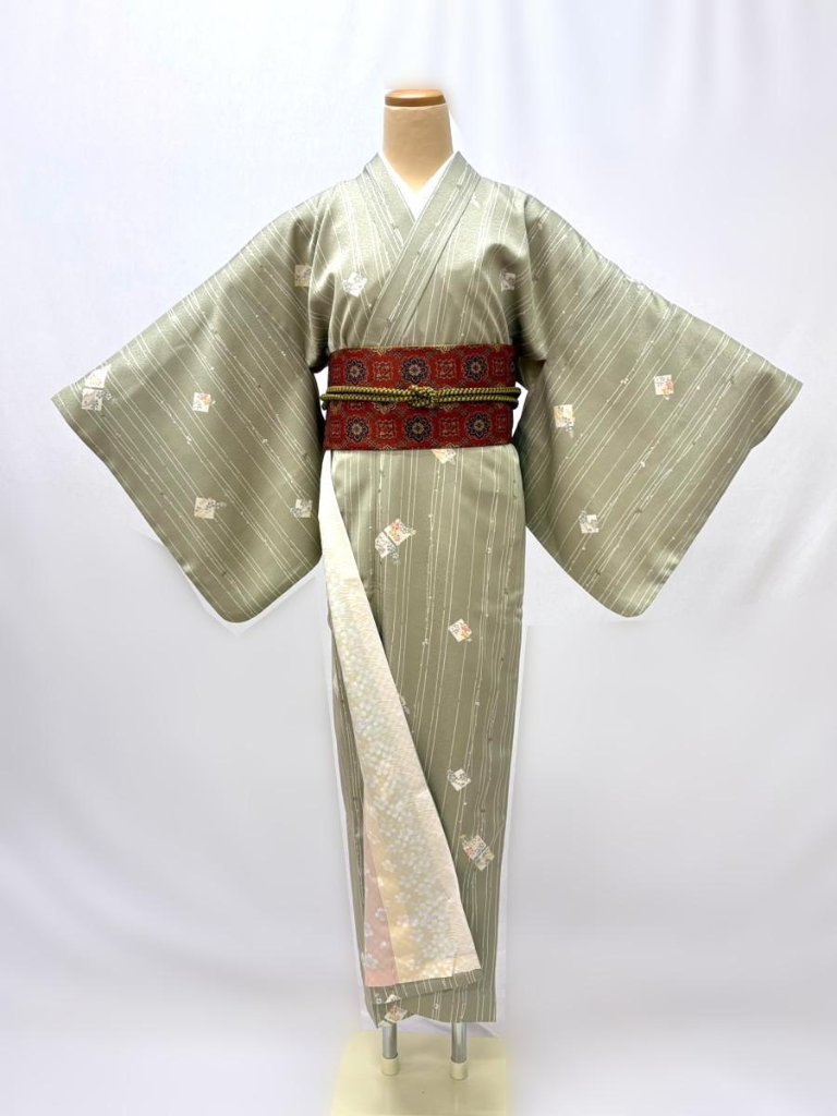 上質着物4点ｾｯﾄ (衿付) Mサイズ ※単品購入可 [105]の画像