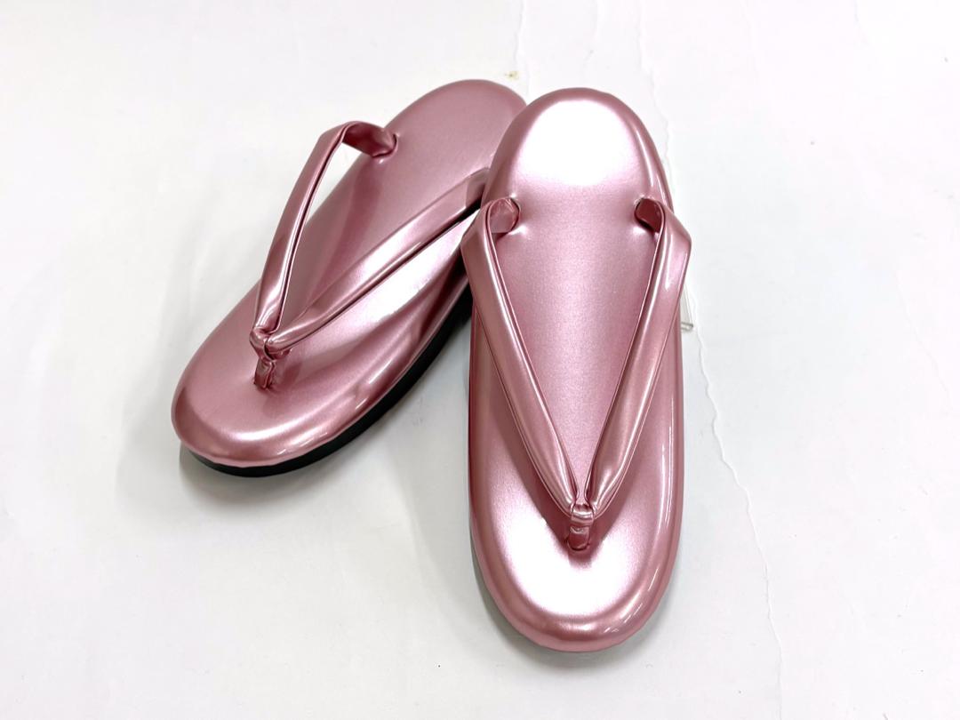 ウレタン草履 ピンク  (F) 23.0~23.5cm ④の画像