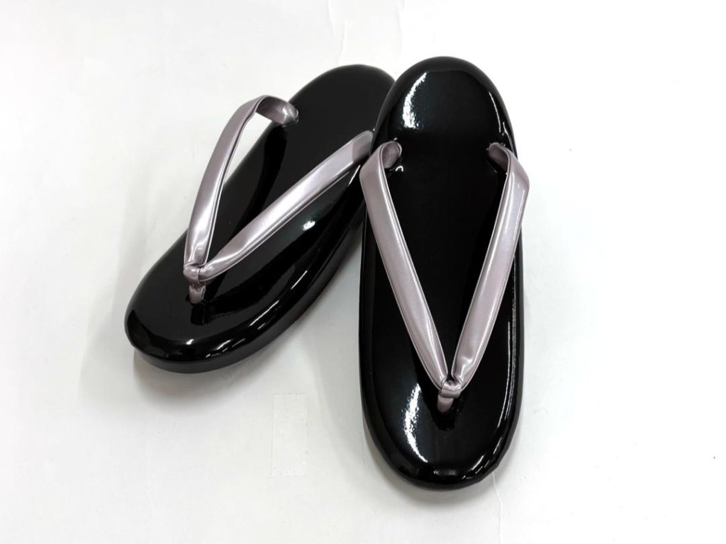 ウレタン草履 黒ソール (薄紫)  (F) 23.0~23.5cm ③の画像