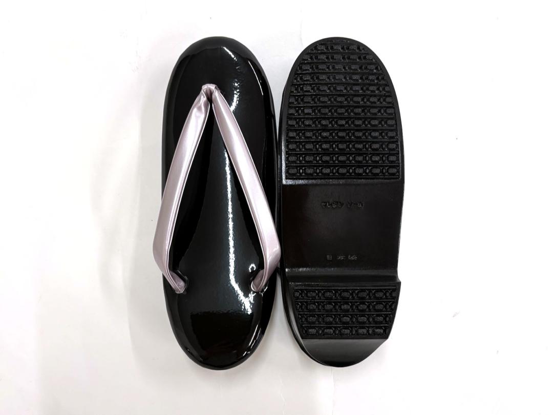 ウレタン草履 黒ソール (薄紫)  (F) 23.0~23.5cm ③の画像