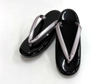 ウレタン草履 黒ソール (薄紫)  (F) 23.0~23.5cm ③の画像