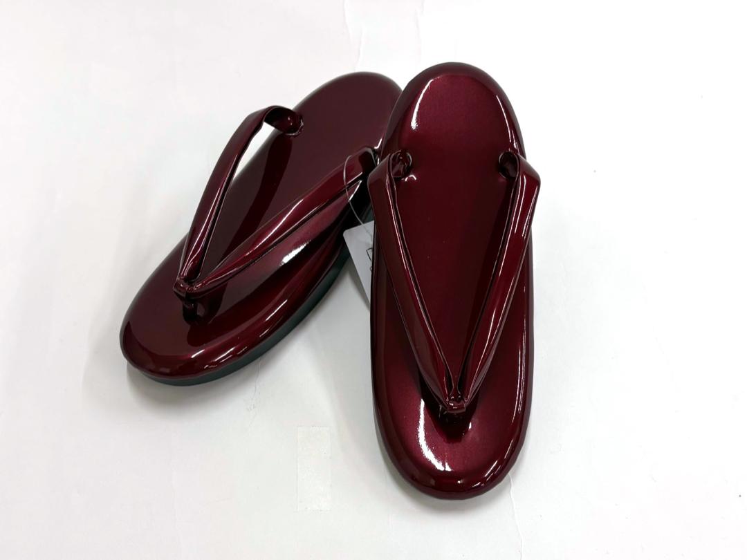 ウレタン草履 赤  (F) 23.0~23.5cm ②の画像