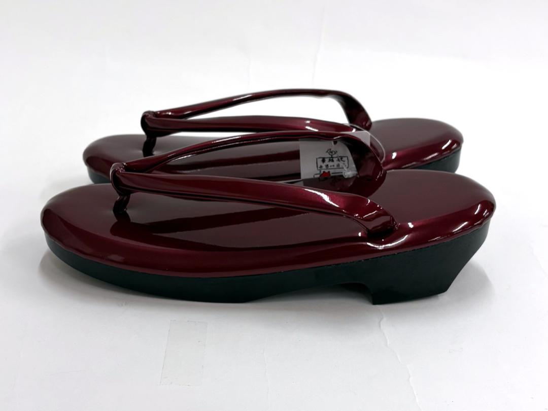 ウレタン草履 赤  (F) 23.0~23.5cm ②の画像