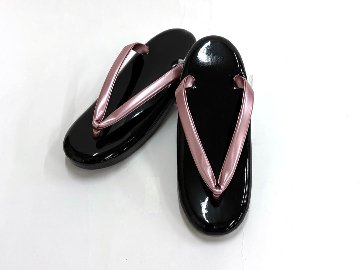 ウレタン草履 黒ソール（ピンク）  (F) 23.0~23.5cm ⑥の画像