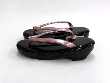 ウレタン草履 黒ソール（ピンク）  (F) 23.0~23.5cm ⑥の画像