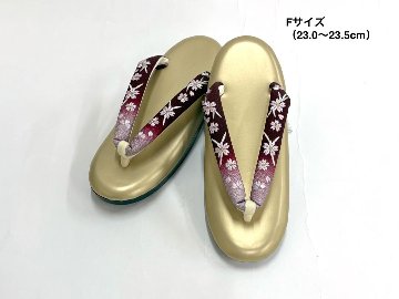 ウレタン草履（刺繍）[23]  Fサイズ 23.0~23.5cm の画像