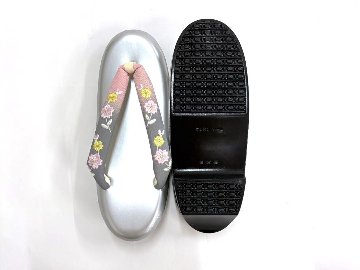 ウレタン草履（刺繍）[25]  Fサイズ 23.0~23.5cm の画像