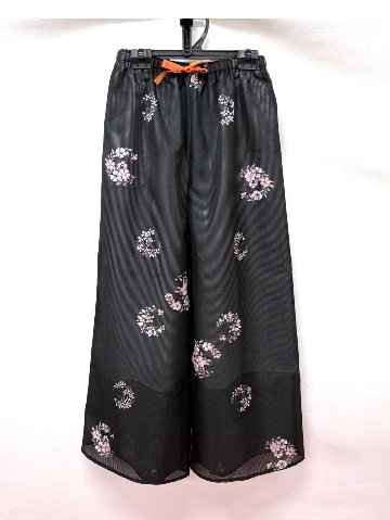 夏用（絽）和柄ワイドパンツ サイズL   [56]の画像