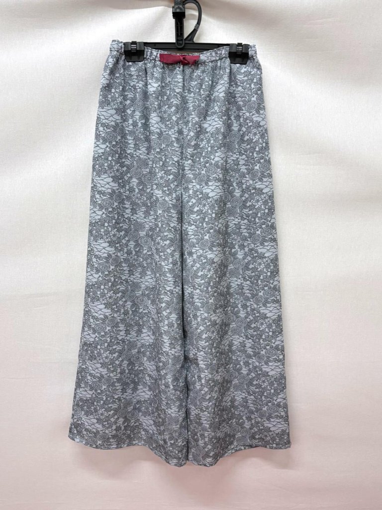 夏用（絽）和柄ワイドパンツ サイズL   [63]の画像