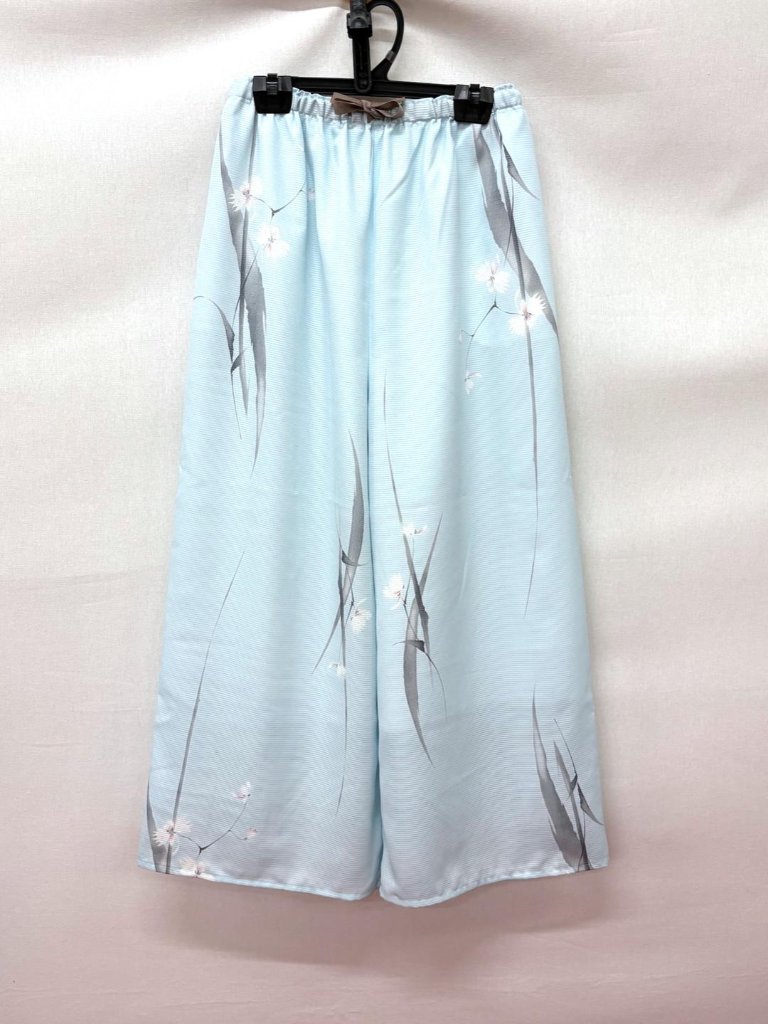 夏用（絽）和柄ワイドパンツ サイズL   [66]の画像