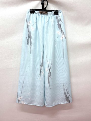 夏用（絽）和柄ワイドパンツ サイズL   [66]の画像