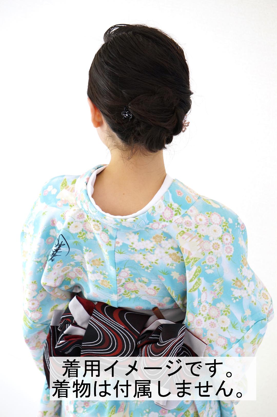 簡単な半衿（スナップボタン付）の画像