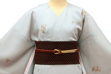 【日本製】正絹おしゃれリボン帯[22] 画像