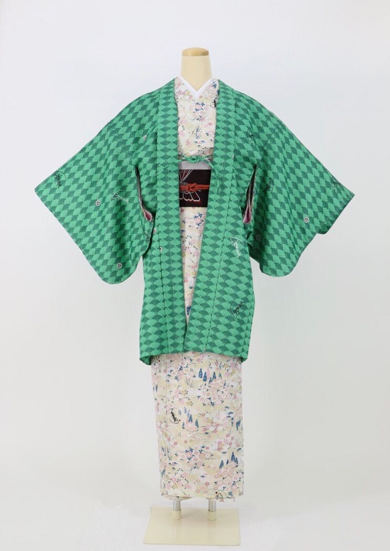 琴音羽織〜ことねはおり〜 菊紋 緑の画像