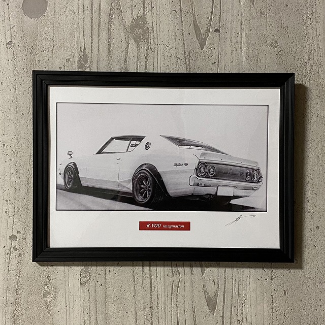 NC-290 GT-R R34/ケンメリ限定版画 直筆サイン額装●作家 平右ヱ門 439582219.jpg?1530020589