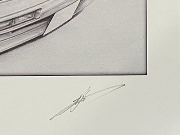クレスタ　GX71 【鉛筆画】イラスト A4サイズ 額入り画像