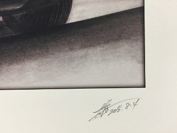 トヨタ 27トレノ リア 【鉛筆画】イラスト A4サイズ 額入り画像