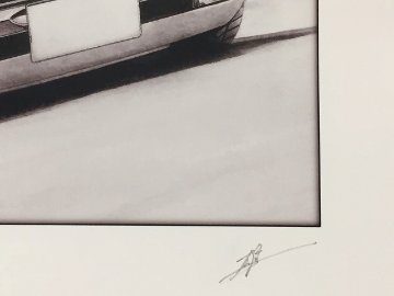 トヨタ 27レビン 【鉛筆画】イラスト A4サイズ 額入り画像