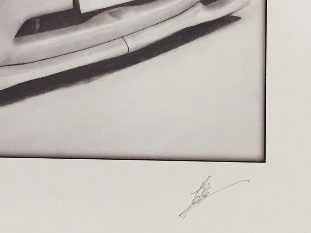 FDサバンナ RX-7 前期  【鉛筆画】イラスト A4サイズ 額入り画像