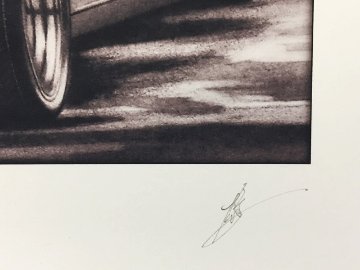 ローレル SGX 【鉛筆画】イラスト A4サイズ 額入り画像