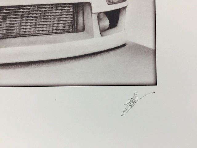 シルビア S14前期 【鉛筆画】イラスト A4サイズ 額入り画像