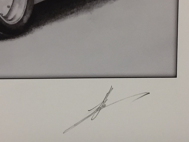 いすゞ　ピアッツァ　前期　【鉛筆画】 A4サイズ 画像