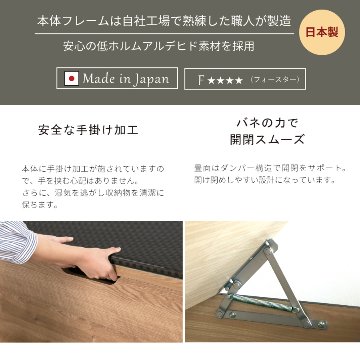 ユニット畳  半畳　単品 高さ33／45cm ヘリ無し　セキスイ美草畳   国産畳　跳ね上げ式 収納高床式ユニット 収納ベンチ　日本製 国産 組立不要  完成品 たたみ タタミ 2022年 の画像