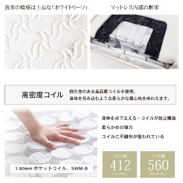 跳ね上げ 桐すのこベッド  シングル セミダブル ロング 収納ベッド バネ式 コンセント付き フラットパネル 日本製 収納付きベッド 跳ね上げベッド #21　本体のみの画像