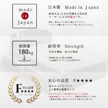 収納付き　ベッド  セミダブル 畳ベッド 国産畳 ２杯引き出し 収納付き 宮付き   たたみベッド タタミベッド スライドレール付き　ダークブラウン ひばりの画像