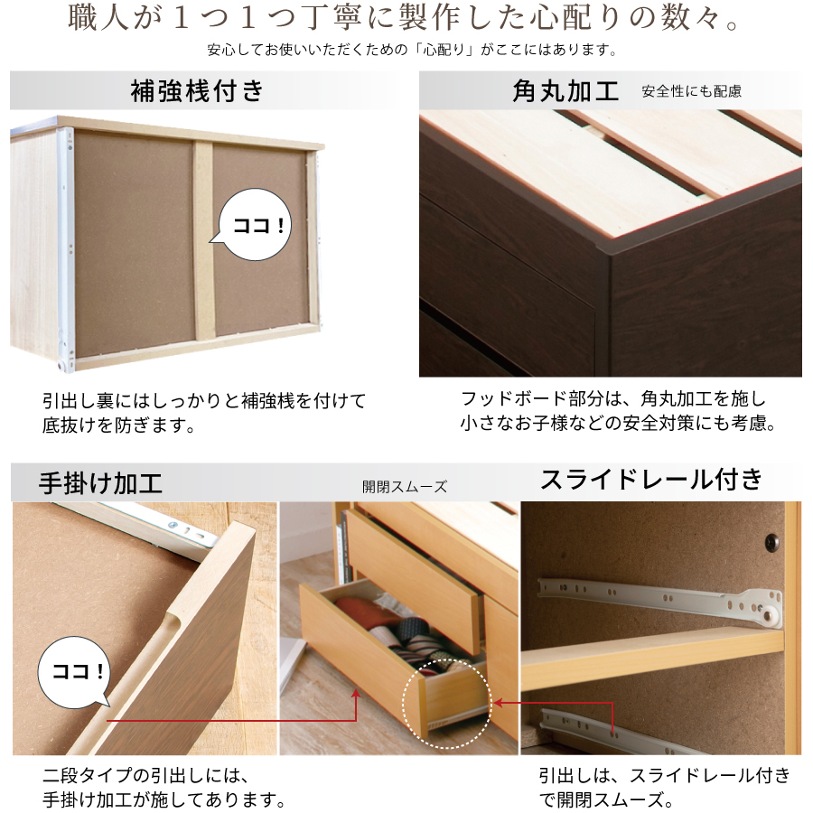 5杯引出 収納付きベッド 物干し  山折り すのこ  セミシングル／シングル／セミダブルベッド 日本製　ＢＯＸ型 すのこ   お布団 薄型カウンター 省スペース フレーム コンセント 　ブローデルの画像